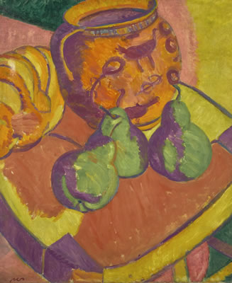 VASE AND PEARS