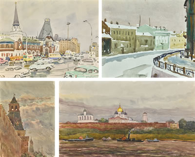 VIEWS OF MOSCOW, LENINGRAD AND NOVGOROD (4)