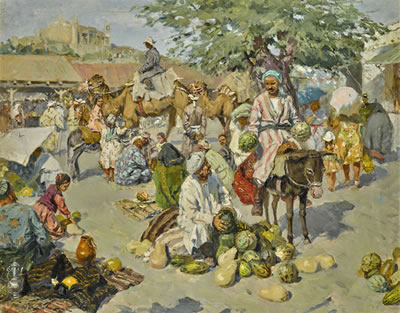 BAZAAR IN SAMARKAND