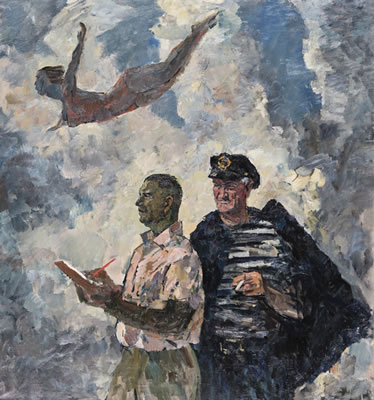 PORTRAIT OF DEINEKA AND NISSKY