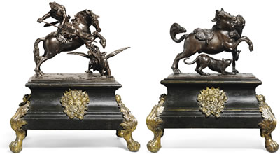 SAINT GEORGE AND THE DRAGON AND A HORSE BEING ATTACKED BY A LION (2) by Francesco Fanelli - Auction record, sale price, and art valuation. Compare with similar artists and explore comparable artworks.