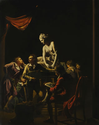 Sample artwork by Joseph Wright of Derby (1734 - 1797), known for portrait, landscape and industrial genre painting - View similar artists and auction records