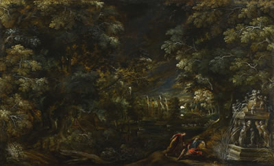 LANDSCAPE WITH PYRAMUS AND THISBE