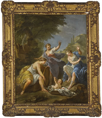 THE DAUGHTERS OF CECROPS DISCOVERING ERICHTHONIUS