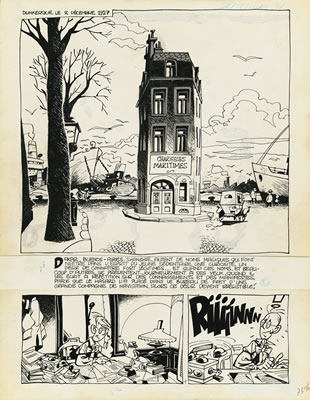Théodore Poussin - Tome 1 Capitaine Steene Planche 1