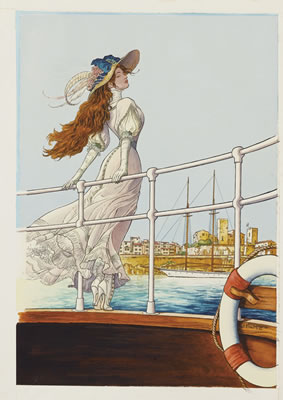 Sample artwork by Laurant Vicomte (1956 - 2020), known for comics - View similar artists and auction records