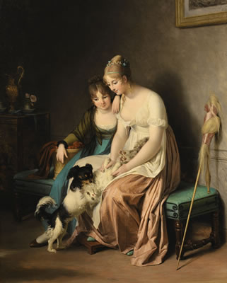 Sample artwork by Marguerite Gerard (1761 - 1837), known for genre painting, collaboration with jean-honoré fragonard - View similar artists and auction records