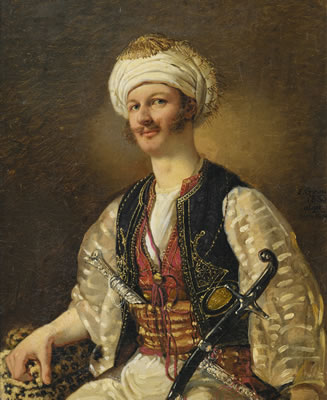 PORTRAIT OF A MAN AS AN ORIENTAL