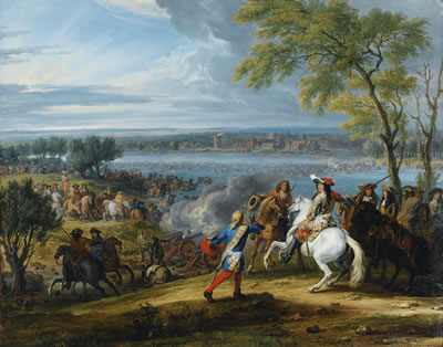 THE CROSSING OF THE RHINE AT LOBITH ON THE 16TH OF JUNE 1672