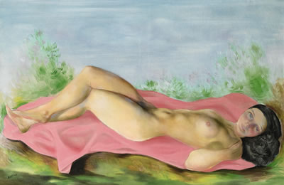 NU ALLONGÉ by Moise Kisling - Auction record, sale price, and art valuation. Compare with similar artists and explore comparable artworks.