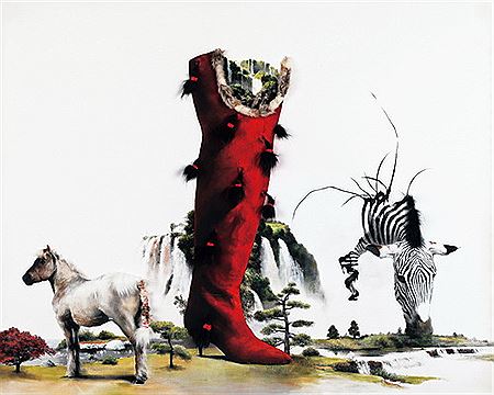 Sample artwork by Kim Nampyo (Born 1970/73), known for mixed-media sculpture, installations with memory. cultural heritage themes - View similar artists and auction records