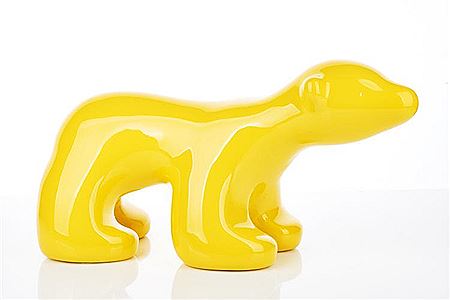 My Beautiful Polar Bear, Yellow, 2017