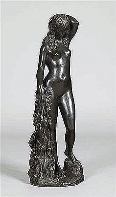 Desnudo de mujer. El baño