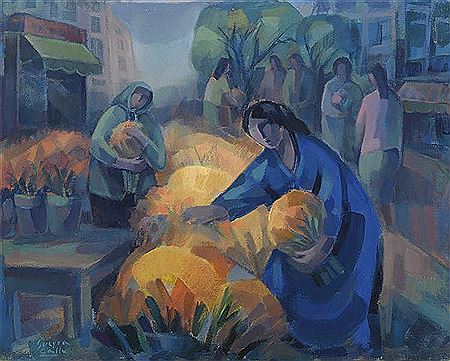 Mercado by Alfonso Guerra Calle - Auction record, sale price, and art valuation. Compare with similar artists and explore comparable artworks.