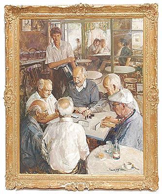 "Partida de dominó"