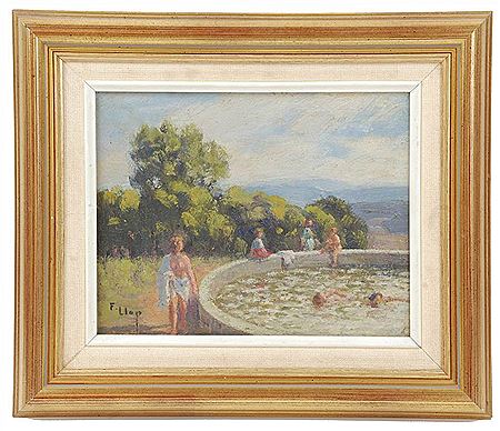 Baño by Francesc Llop Marques - Auction record, sale price, and art valuation. Compare with similar artists and explore comparable artworks.