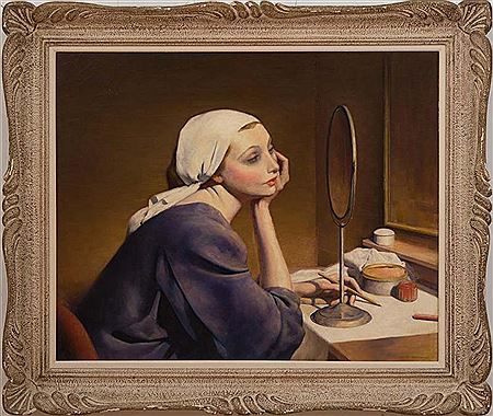 ACTRESS MAKING UP