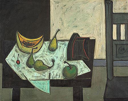 Still Life with Iron and Fruit by Erik (Frederik Bester Howard) Laubscher - Auction record, sale price, and art valuation. Compare with similar artists and explore comparable artworks.