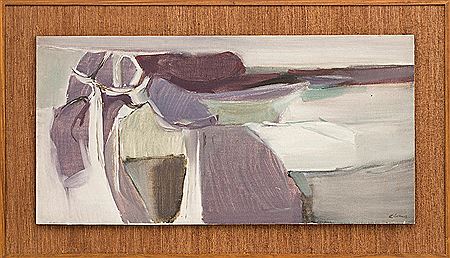 Abstract Landscape by Lionel Abrams - Auction record, sale price, and art valuation. Compare with similar artists and explore comparable artworks.