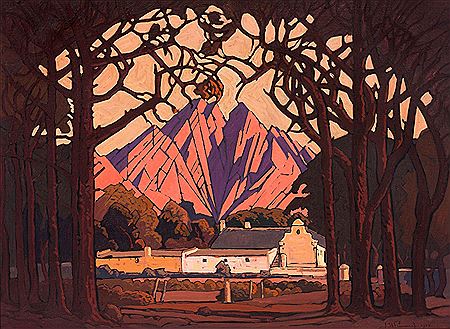 Sample artwork by Jacob Hendrik Pierneef (1886 - 1957), known for landscape painting - View similar artists and auction records
