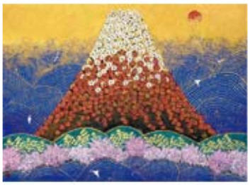 Mount Fuji in Flower