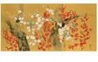 Red and White Plum Blossoms