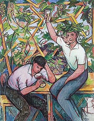 "Borrachos". 1986