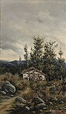 "Paisaje con casa". 1896 by Ovidio Murgia De Castro - Auction record, sale price, and art valuation. Compare with similar artists and explore comparable artworks.