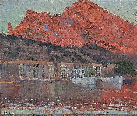 "Marina al atardecer"