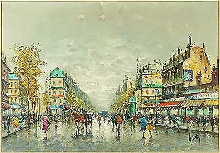Paris Street Scene