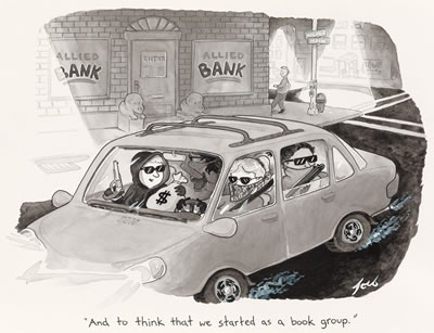 "And to think that we started as a book group."