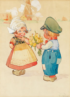 "Holland -- When in Dutch, say it with flowers."