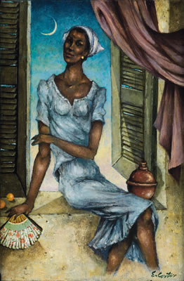 Lady with Fan II.