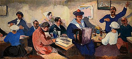 "L'accordéoniste au bistrot" by Louis Garin - Auction record, sale price, and art valuation. Compare with similar artists and explore comparable artworks.