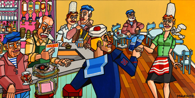 Sample artwork by Manoussos Malicoutis (Born 1955), known for painting - View similar artists and auction records