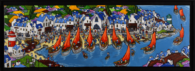 Voiles rouges au port by Bruno Tremohars - Auction record, sale price, and art valuation. Compare with similar artists and explore comparable artworks.