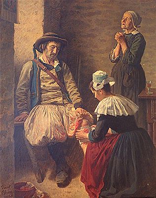 Sample artwork by Paul Abram (1854 - 1925), known for painting - View similar artists and auction records