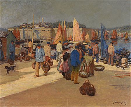 "Quai animated Concarneau"