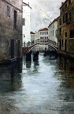 Venice Canal by Peter Fennell - Auction record, sale price, and art valuation. Compare with similar artists and explore comparable artworks.