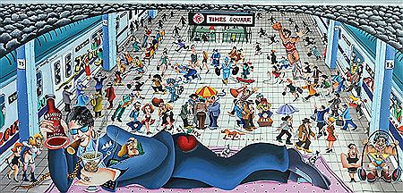 Times Square by Yuval Mahler - Auction record, sale price, and art valuation. Compare with similar artists and explore comparable artworks.