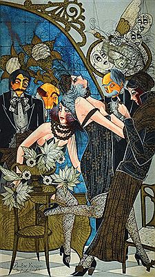 Soiree by Myriam Dauber - Auction record, sale price, and art valuation. Compare with similar artists and explore comparable artworks.