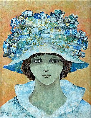 A girl with a hat by Mario Doretti - Auction record, sale price, and art valuation. Compare with similar artists and explore comparable artworks.
