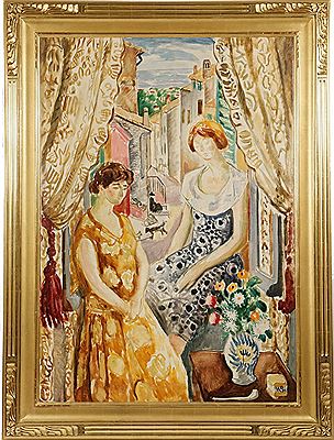 Two Wives in Riviera Apartment, Nice, France, Summer of 1925