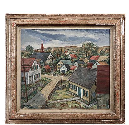Maine Coastal Village