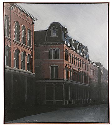 "Middle Street" by Thomas Connolly - Auction record, sale price, and art valuation. Compare with similar artists and explore comparable artworks.