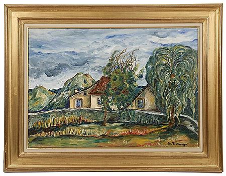 Sample artwork by Motia Morhange (20th Century), known for painting - View similar artists and auction records