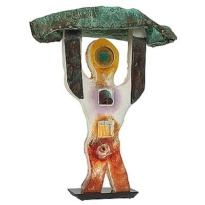 Sample artwork by Leon (Vincent Leon) Olmsted (1957 - 2004), known for sculpture-glass - View similar artists and auction records