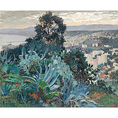 LES AGAVES DEVANT LA BAIE D'ALGER by Pierre Jean Charles Frailong - Auction record, sale price, and art valuation. Compare with similar artists and explore comparable artworks.