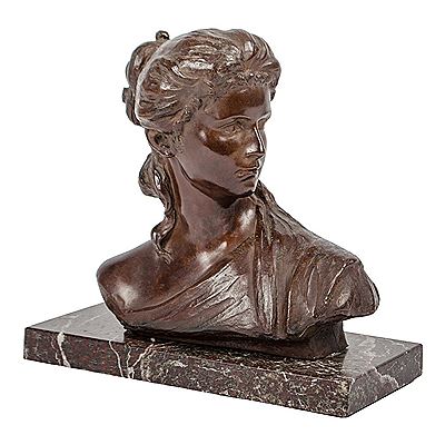 "Talking head of a girl" by Benedetto De Lisi - Auction record, sale price, and art valuation. Compare with similar artists and explore comparable artworks.