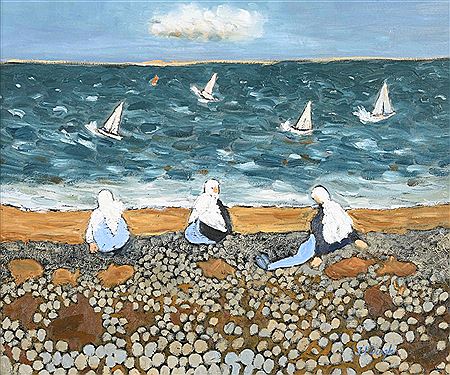 ''Three Nuns'' by Stephanie Dingle - Auction record, sale price, and art valuation. Compare with similar artists and explore comparable artworks.